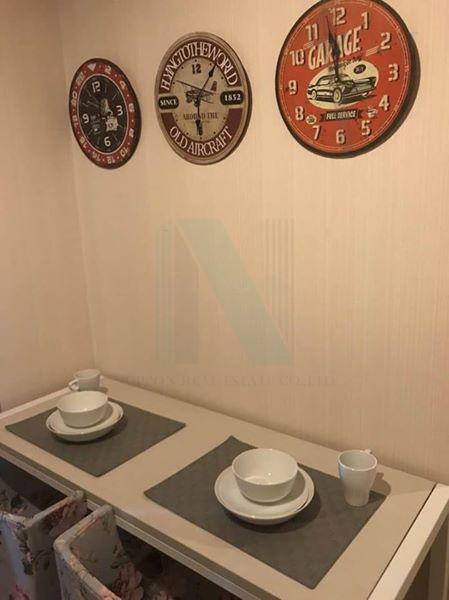 รูป ให้เช่า เฟรช คอนโด ขนาดห้อง 29 ตรม.1 ห้องนอน วิวสระ ห้องใหม่ เฟอร์นิเจอร์ครบ - รูปที่ 8/8