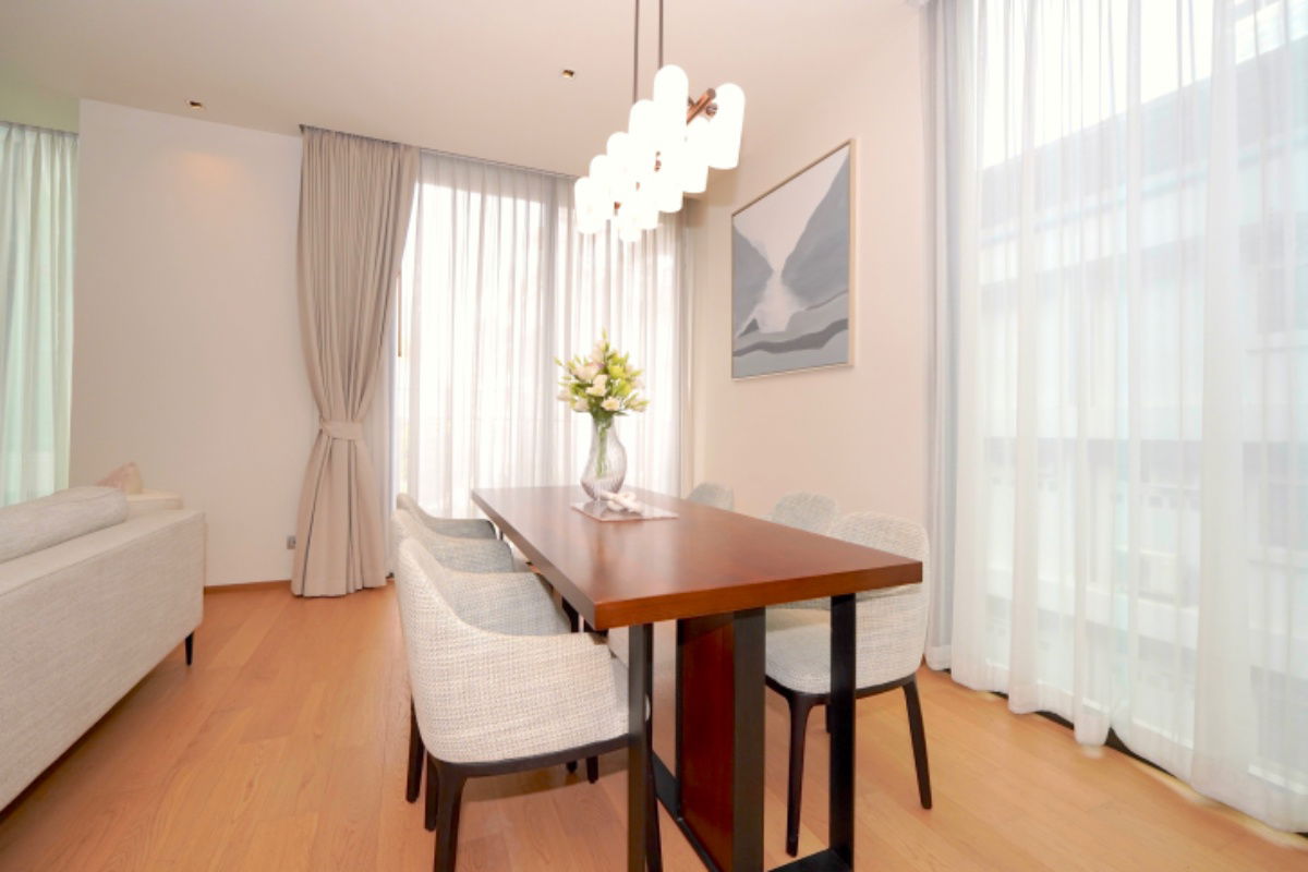 รูป ให้เช่าห้องตัวอย่าง‼️ แปลนหน้ากว้าง ใหญ่ 90ตร.ม. อยู่สบาย📍28 Chidlom เพียง 280ม. จาก BTS ชิดลม  - รูปที่ 3/16