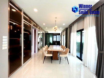 บ้านเดี่ยวให้เช่า : 🔥 บ้านหรูให้เช่า ใกล้เมกาบางนา เดอะซิตี้ บางนา บิ้วอินเฟอร์ฯ ใหม่หมด พร้อมอยู่!!