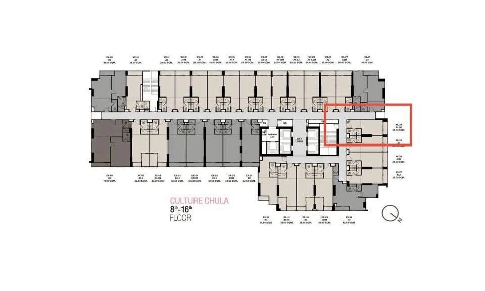 รูป คอนโด 1-ห้องนอน ที่ คัลเจอร์ จุฬา ใกล้ MRT สามย่าน (ID 2466417) - รูปที่ 12/13