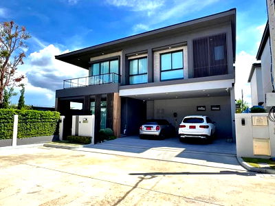 บ้านเดี่ยว บางกรวย นนทบุรี : ขายบ้านเดี่ยว 2 ชั้น หมู่บ้าน บางกอก บูเลอวาร์ด ราชพฤกษ์-ปิ่นเกล้า 67 ตารางวา