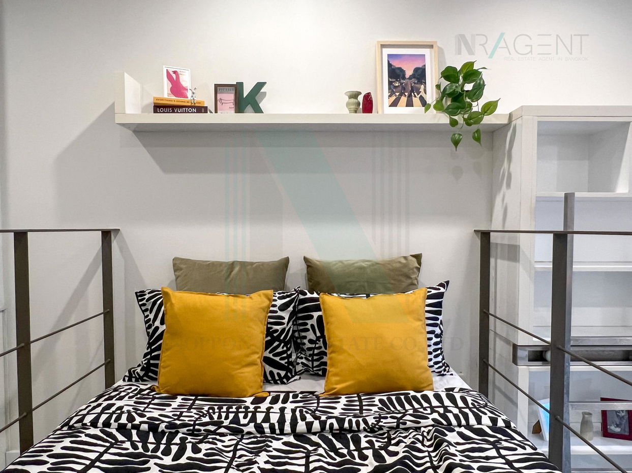 รูป ให้เช่าคอนโด ไอดีโอ มอร์ฟ 38 อาคาร 1 ชั้น 6 Duplex ขนาด 34.00 ตรม ใกล้ Gateway เอกมัย - รูปที่ 4/8