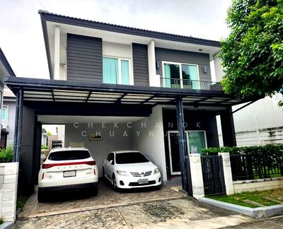 บ้านเดี่ยว ตลาดเซฟวัน โก : บ้านเดี่ยวหลังมุม The City พหลโยธิน–สายไหม แบบบ้านใหญ่ 4 ห้องนอน 3 ห้องน้ำ แปลงริม โซนหน้าโครงการ พร้อมอยู่