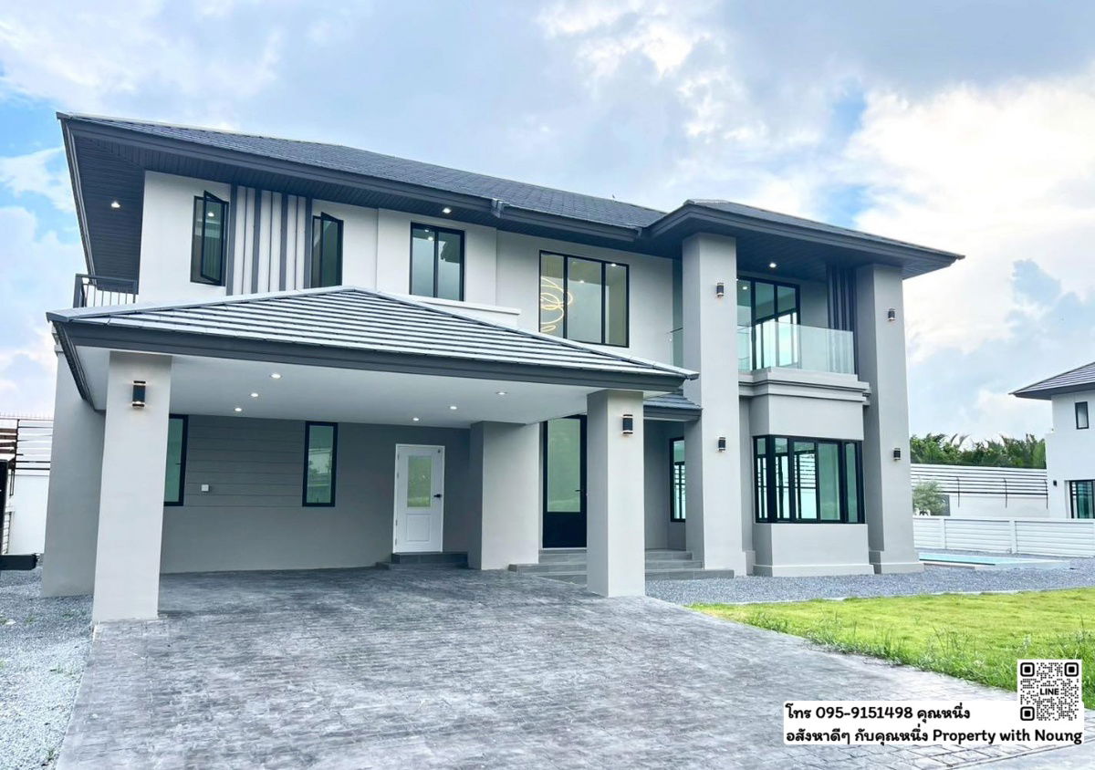 รูป บ้านเดี่ยวหรู พระราม 2 หลังใหญ่ 2 ชั้น พร้อมสระว่ายน้ำส่วนตัว “ณุศาศิริ ซิตี้ พระราม 2” ทำเลดีต้นถนนพระราม 2 พร้อมถนนทางเข้าโครงการส่วนตัว - รูปที่ 4/44