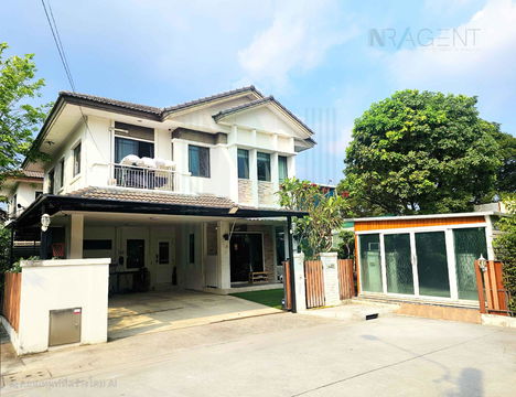 📌 ให้เช่าบ้านเดี่ยว 2 ชั้น มัณฑนา เลค วัชรพล 4 ห้องนอน 3 ห้องน้ำ