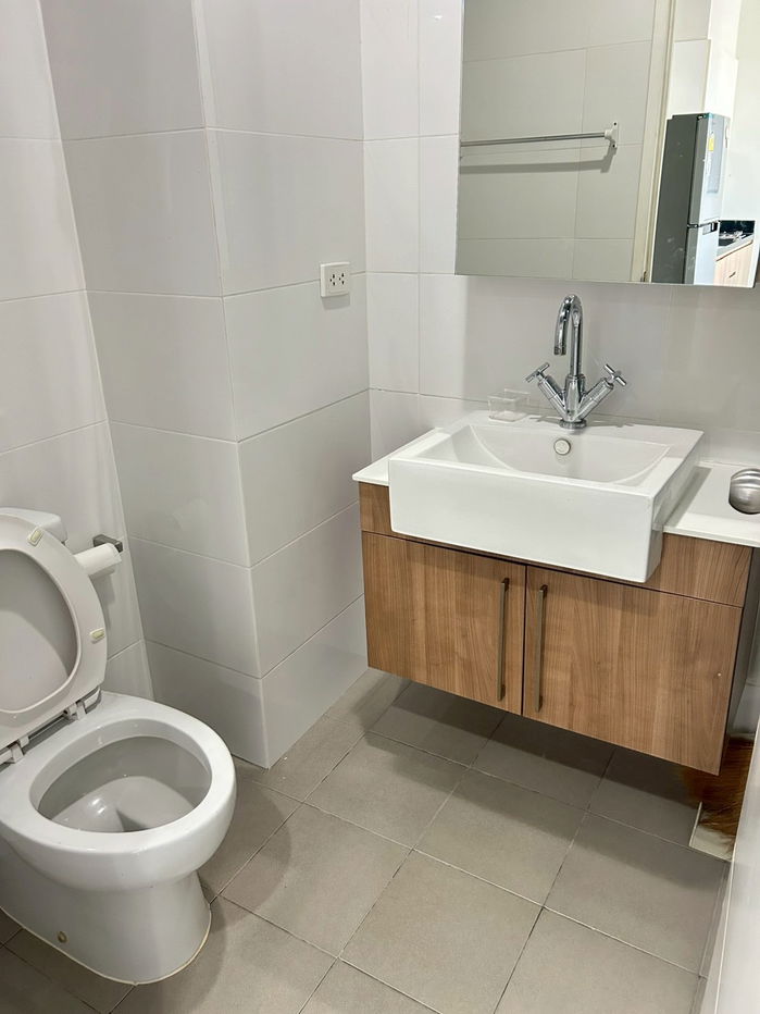 รูป คอนโด Block 77 ห้อง 40 ตร.ม. พร้อมประตูปิดแยกห้องเป็นสัดส่วน | วิวสระ | 16,900.- - รูปที่ 5/5