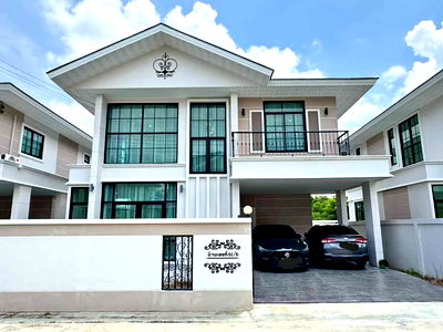 บ้านเดี่ยว วิทยาลัยพยาบาลเซนต์หลุยส์ : ขายบ้านเดี่ยว 2 ชั้น หมู่บ้าน เศรษฐี วิลเลจ ลาดหลุมแก้ว-ปทุมธานี 67 ตารางวา