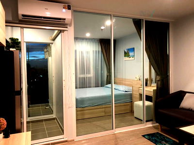 คอนโดให้เช่า : ให้เช่าคอนโด รีเจ้นท์ โฮม บางนา อาคาร B ชั้น 17 1 ห้องนอน ขนาด 28 ตรม ใกล้ BTS บางนา