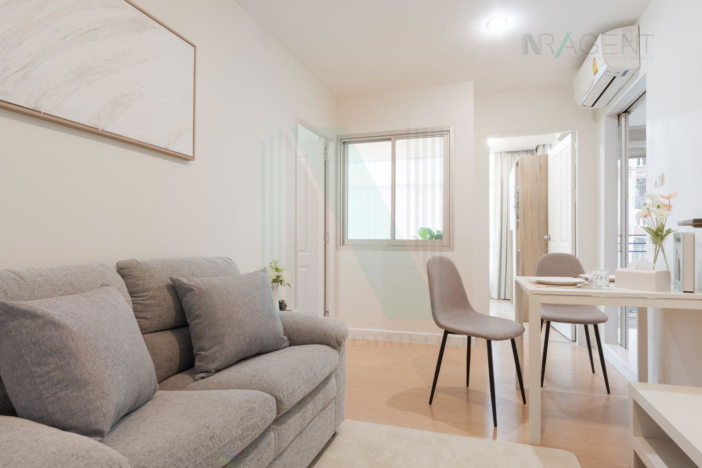 picture ðĐ For Sell Condo ZENITH PLACE AT HUAY KWANG Building 1, Floor 3,2 bed room, Room size 41 sqm - 1/8