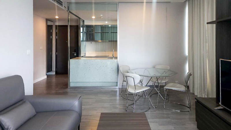 รูป ให้เช่า คอนโด The Room พระราม 4 แบบ 2 ห้องนอน 85 ตรม ชั้นสูง เฟอร์นิเจอร์ เครื่องใช้ไฟฟ้าครบ ใกล้ MRT หัวลำโพง สามย่าน พญาไท : EL25R-007  - รูปที่ 3/10