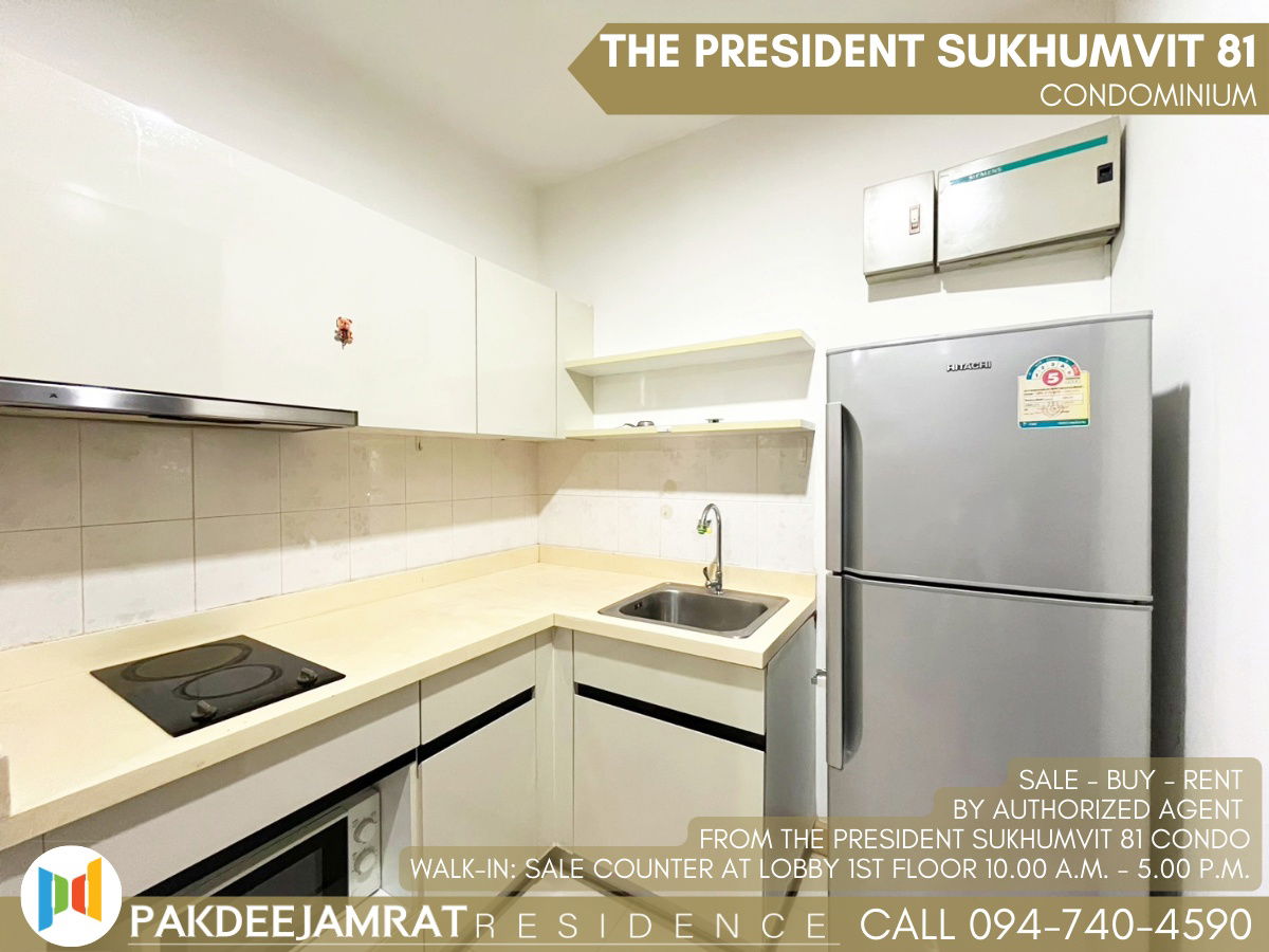 picture Rent The President Sukhumvit 81 2 bedroom 1 bathroom size 46 sq.m. 22,000 baht / month - 5/14