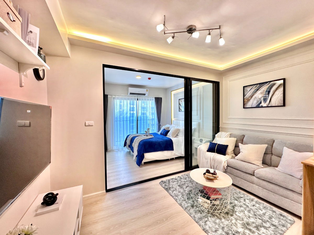 รูป ✨ ตกแต่งใหม่พร้อมอยู่! A Space Mega 2 (เอ สเปซ เมกา 2) ห้องวิวโล่ง ชั้นสูง เห็นสุวรรณภูมิ + IKEA บางนา !💙 - รูปที่ 9/25