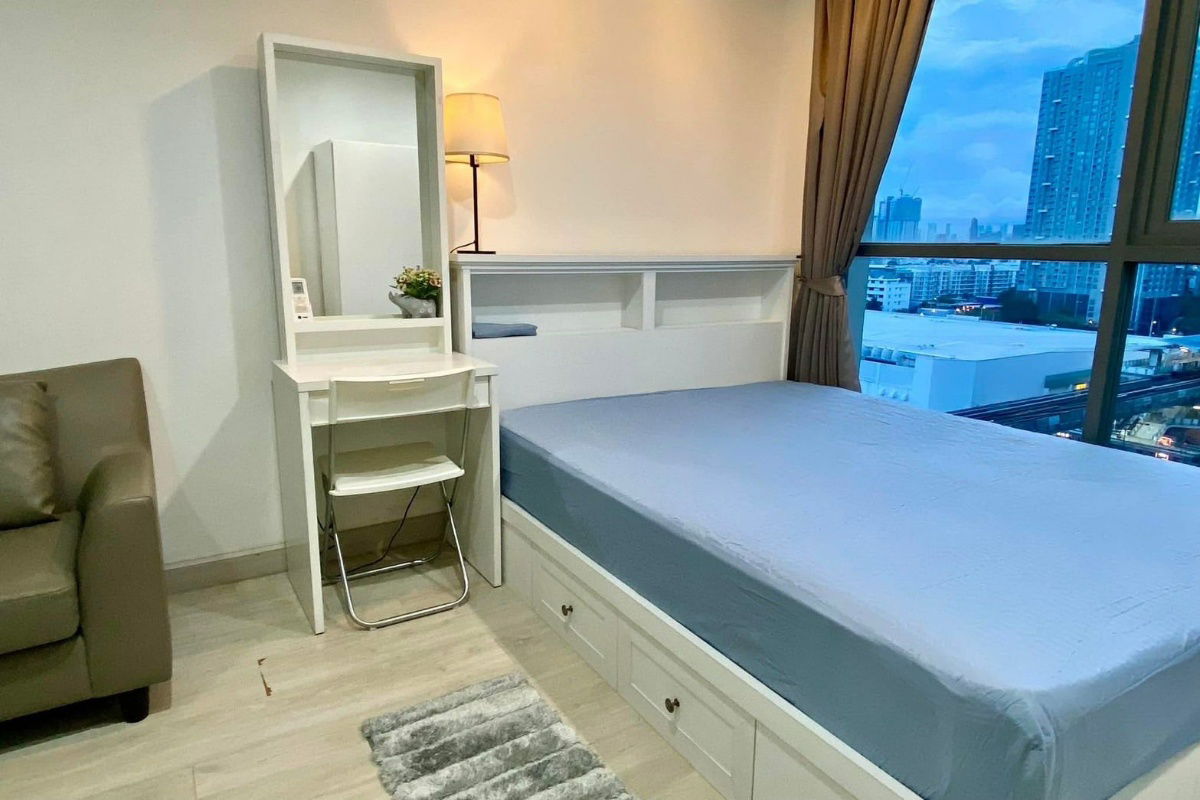 picture 🟢Condo For Rent 🟢IDEO Mobi Sukhumvit 81 Location BTS Onnut Fully-Furnished Type Studio HOT!! - 1/9