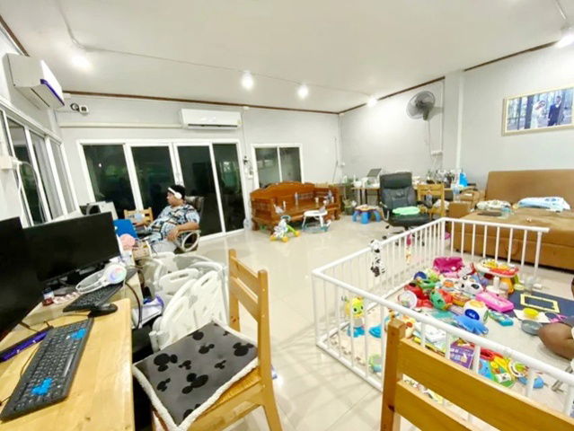 รูป เช่าคฤหาสน์2 ชั้นบ้าน 2 หลัง 780 ตร.ม. มีหลังคาครอบคลุมเต็มพื้นที่ ม.นานาชาติแสตมฟอร์ด2.1กม. โลตัส อ่อนนุช80 200ม. พร้อมโกดัง180 ตร.ว - รูปที่ 8/8