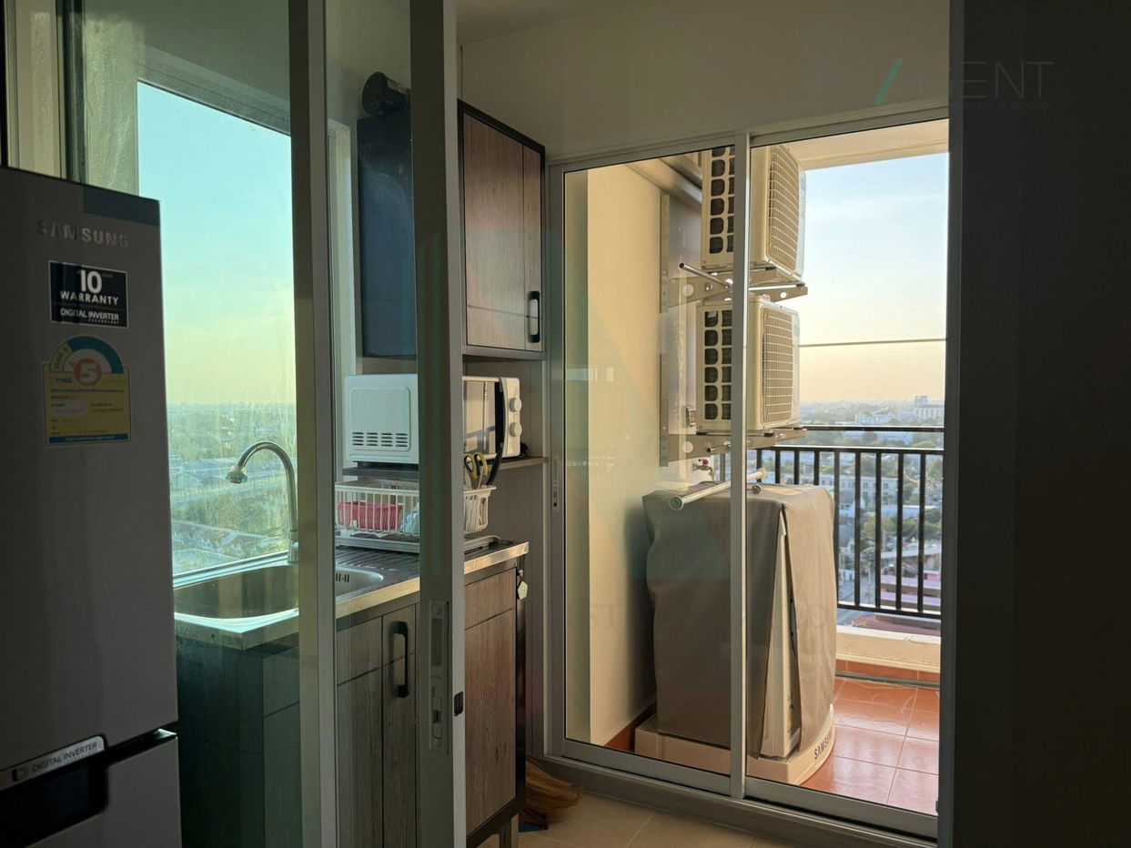 picture 🚩 For Rent Condo THE CRYSTAL BLISS @ RATTANATHIBET Building 1, Floor 15,1 bed room, Room size 30 sqm - 6/8