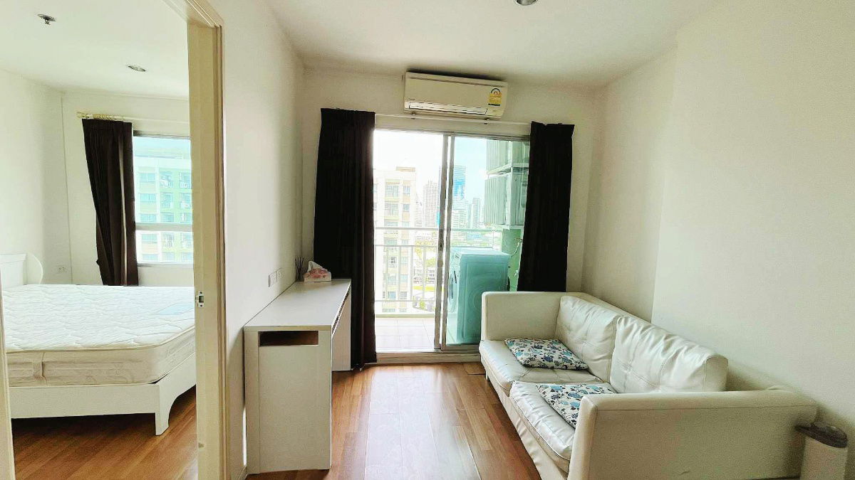 picture For Sale Lumpini Park Rama 9-Ratchada, 30 sqm. 1 bed fully furnished with pool view, just 2.2 MB near MRT Rama 9 - 3/18
