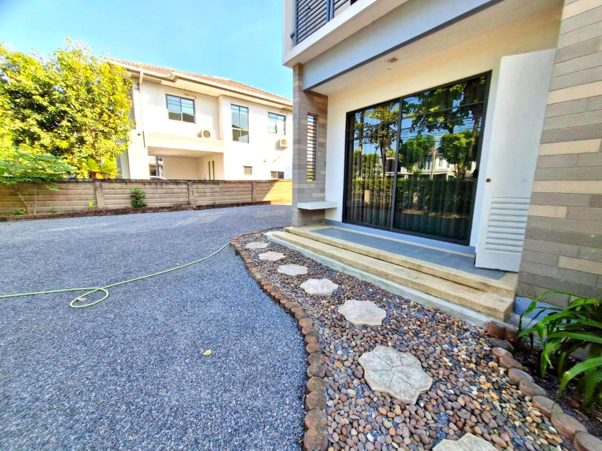 รูป ให้เช่าบ้านเดี่ยว ฮาบิเทีย ปัญญารามอินทรา 2 โครงการคุณภาพ ร่มรื่น พื้นที่กว้าง - รูปที่ 34/37