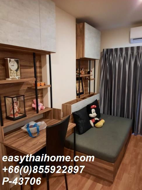 รูป P-43706 ให้เช่า คอนโด ลุมพินี วิลล์ สุขุมวิท 76 อำเภอเมืองสมุทรปราการ จังหวัดสมุทรปราการ พร้อมอยู่ ราคาถูก Line Id: @easythaihome 085-592-2897 - รูปที่ 8/12