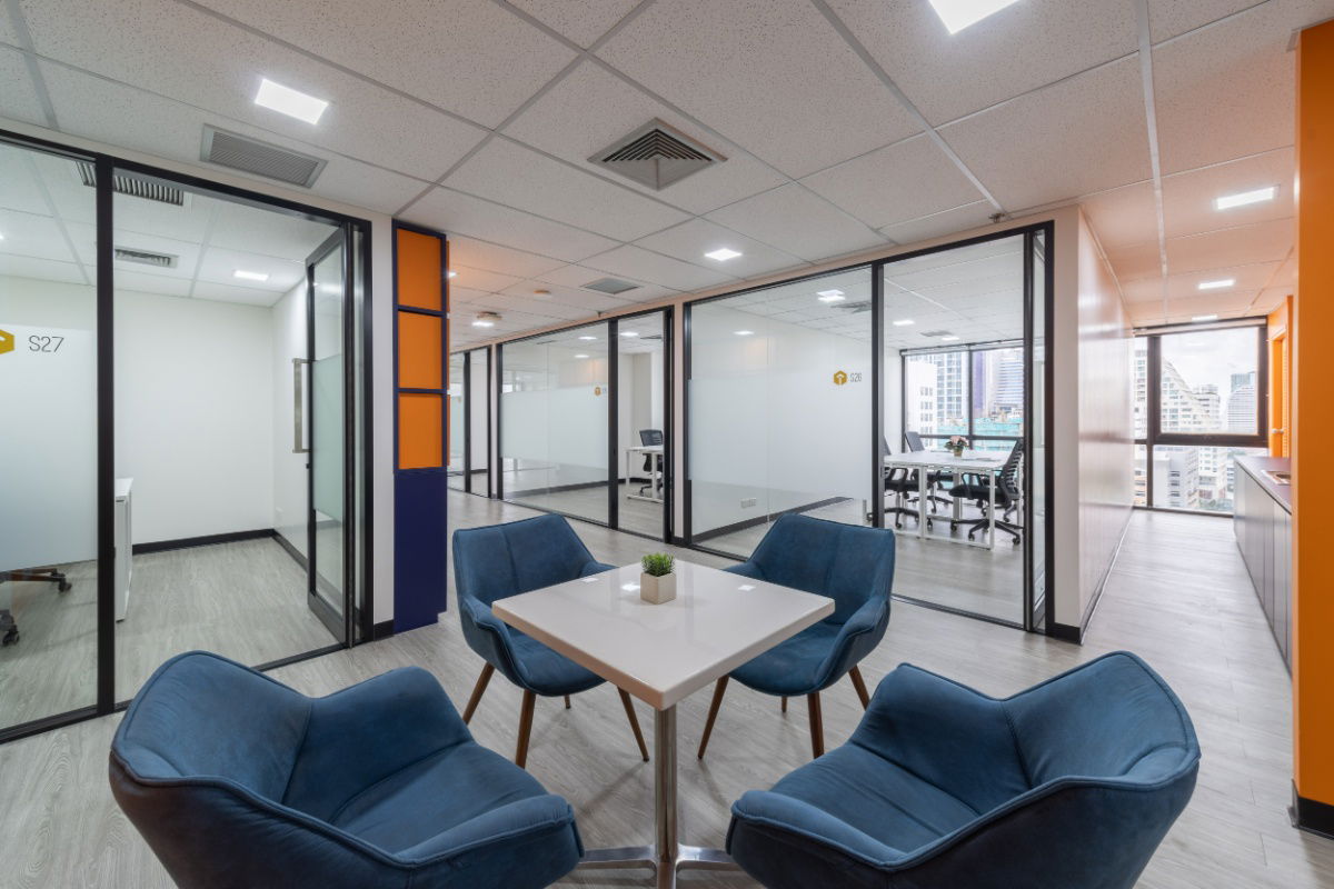 picture Serviced Office for Rent, Full-service at Sethiwan Tower Sathon-Silom – Just 1 minute from BTS Saint Louis - 15/18