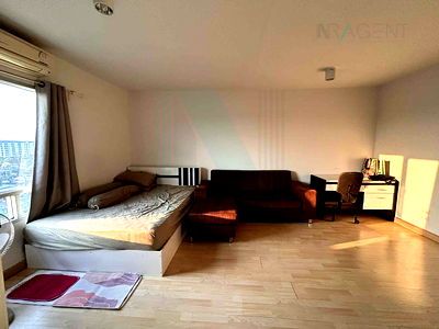 Condos for rent Lat Krabang : For Rent Condo IRIS AVENUE ONNUCH - SUVARNABHUMI Building 1, Floor 8,Studio, Room size 28 sqm
