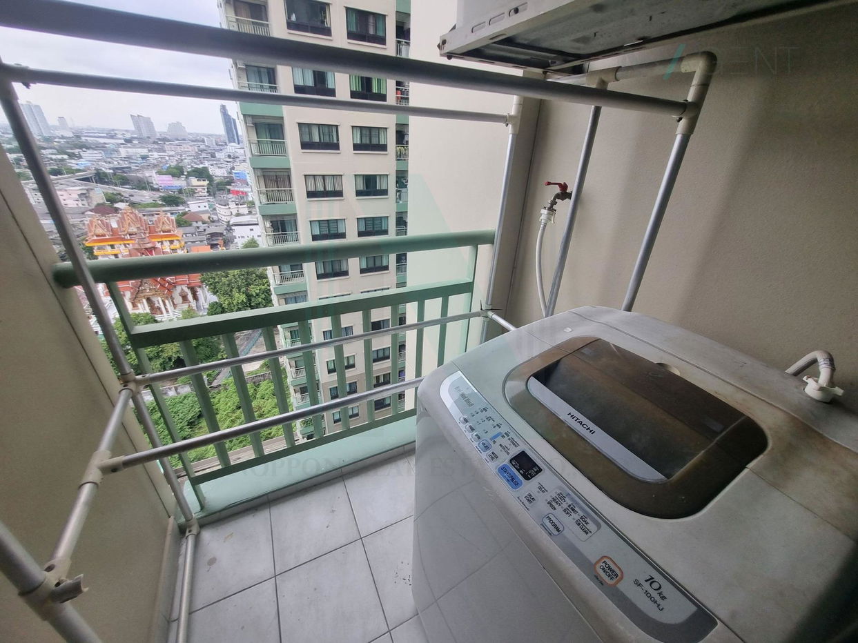 picture For rent condo LUMPINI PLACE RATCHADA - THAPA Building B, Floor 19,Studio, Room size 31.00 sqm - 6/8