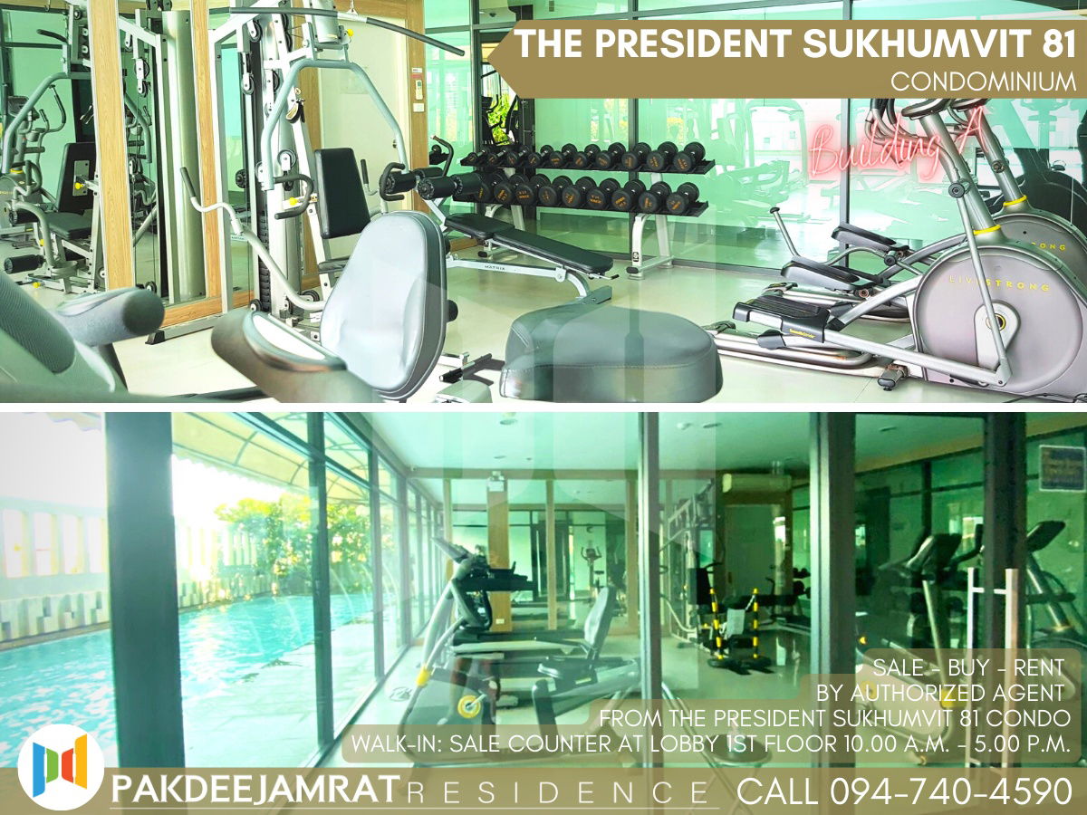 picture Rent The President Sukhumvit 81 2 bedroom 1 bathroom size 46 sq.m. 22,000 baht / month - 13/14