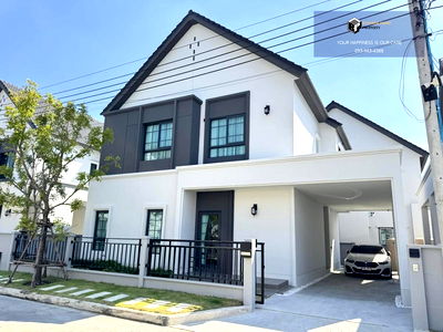 บ้านเดี่ยว สมุทรปราการ : Centro Bangna | ใกล้เมกาบางนา พื้นที่สวนรอบบ้าน เฟอร์นิเจอร์ครบ #2025120613353