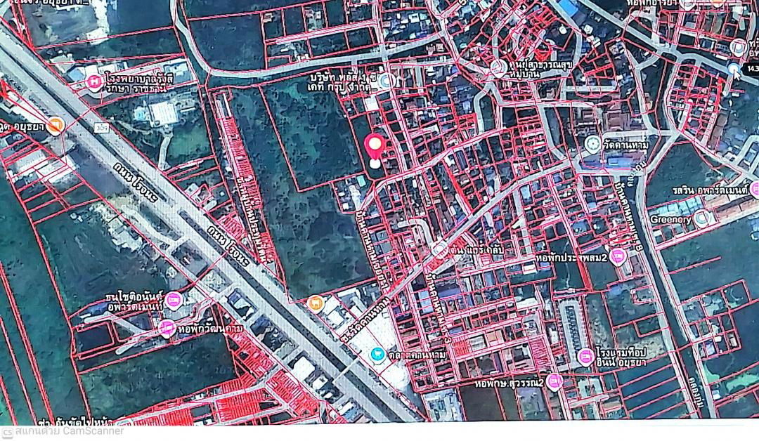 รูป ที่ดินย่านชุมชน 2 ไร่ 40 วา (840 วา) เข้าซอยบ้านคานหาม 1 เพียง 300 เมตร ซอยวัดคานหาม อยู่ในย่านชุมชน ใกล้นิคมอุตสาหกรรมโรจนะ - รูปที่ 13/13
