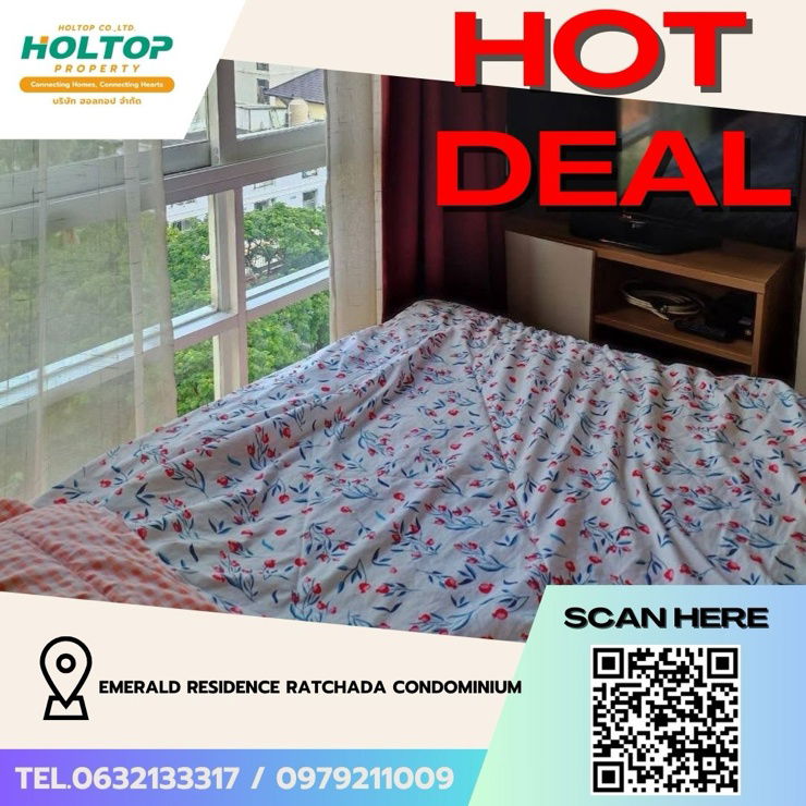 picture #Z3476💥 061268 🔥Condo for rent: Emerald Residence Ratchada Condominium - 1/4