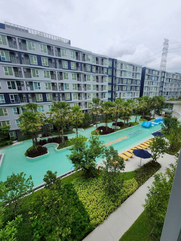 รูป 🏡 ให้เช่า Kave Town Island ห้องกั้น💖 ✨ ตึก A ชั้น 4 วิวสระอันดามัน ✅️ พร้อมเข้าอยู่ - รูปที่ 5/16