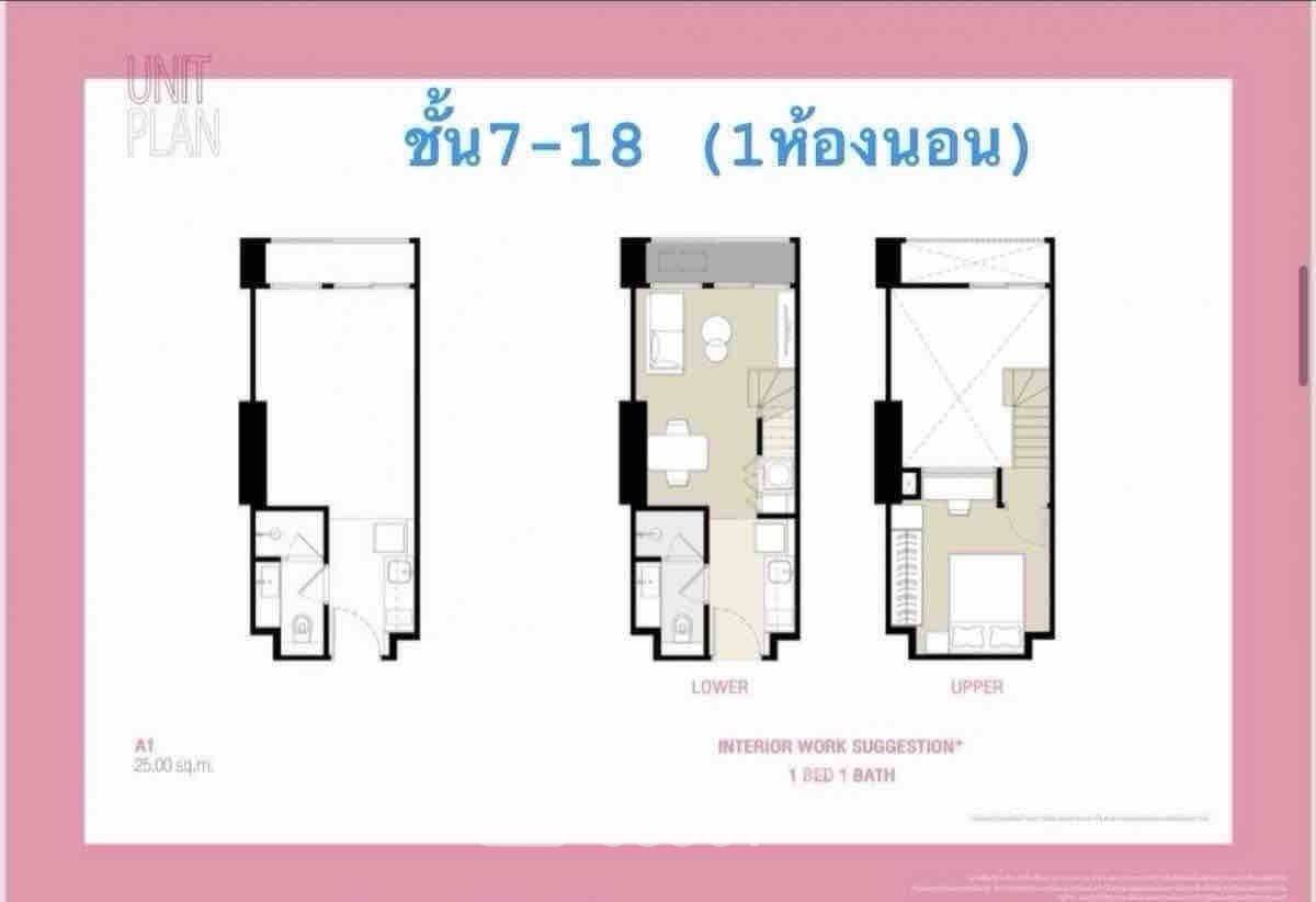 รูป คอนโด 1-ห้องนอน ที่ คัลเจอร์ จุฬา ใกล้ MRT สามย่าน (ID 2467630) - รูปที่ 6/9
