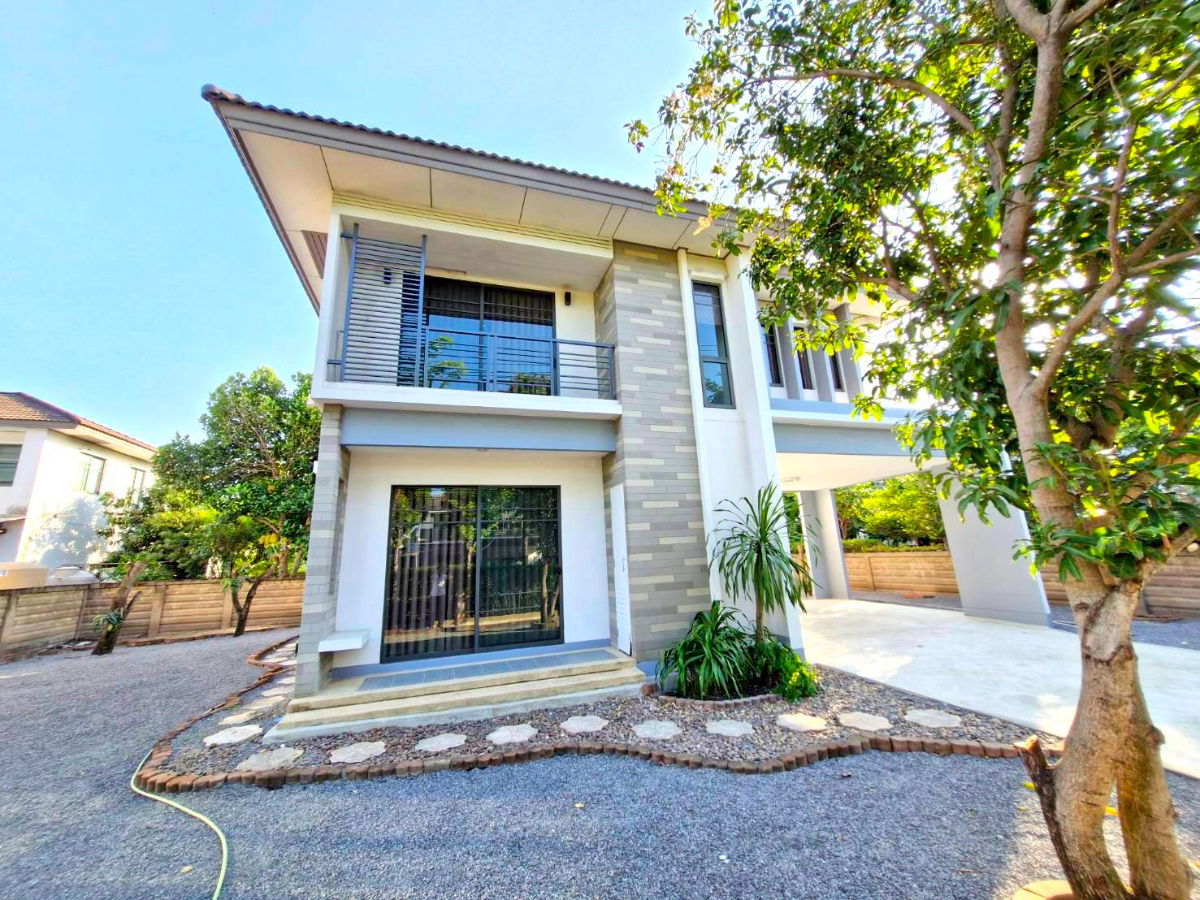 รูป ให้เช่าบ้านเดี่ยว ฮาบิเทีย ปัญญารามอินทรา 2 โครงการคุณภาพ ร่มรื่น พื้นที่กว้าง - รูปที่ 2/37