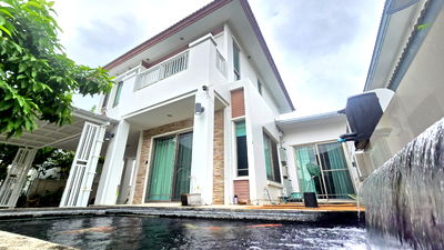 บ้านเดี่ยว ถนนเพิ่มสิน : ขายด่วน เจ้าของขายเอง ต่อรองได้ บ้านสวย 2 ชั้น โครงการ มัณฑนา เลค วัชรพล โซนด้านหน้าทะเลสาป สภาพใหม่ สวย ดูแลอย่างดี