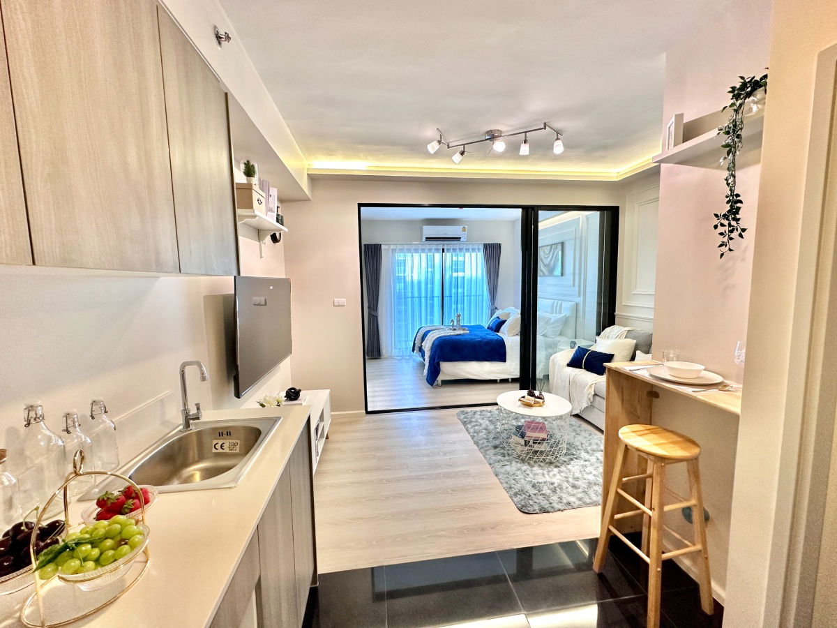 รูป ✨ ตกแต่งใหม่พร้อมอยู่! A Space Mega 2 (เอ สเปซ เมกา 2) ห้องวิวโล่ง ชั้นสูง เห็นสุวรรณภูมิ + IKEA บางนา !💙 - รูปที่ 14/25