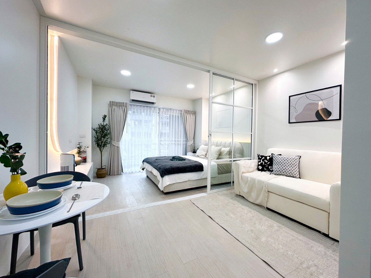 รูป ขายคอนโด รัชดา เพรสทีจ ห้องสวย พร้อมเฟอร์นิเจอร์ใหม่หมด - รูปที่ 6/11