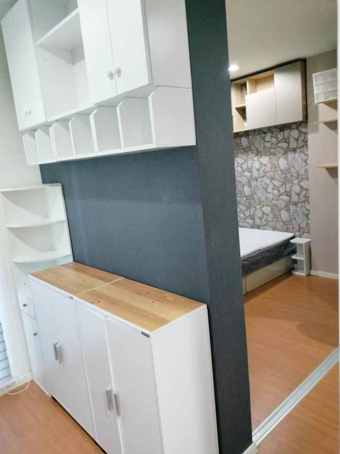 รูป ให้เช่าคอนโด ลุมพินี คอนโดทาวน์ รามอินทรา - ลาดปลาเค้า 2 ห้อง 26 ตรม.แอร์ 2 ตัว เฟอร์ครบ มีเครื่องซักผ้า (TR1218) - รูปที่ 4/9