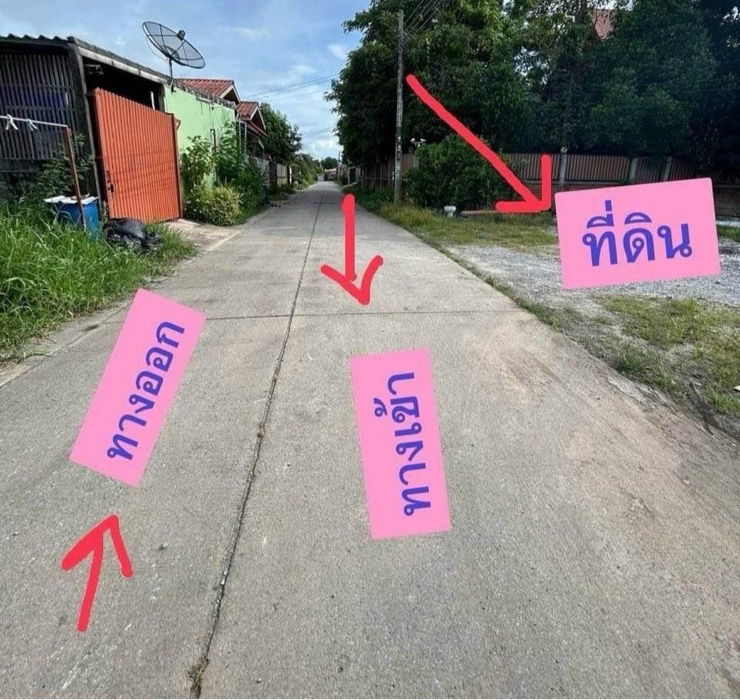 รูป ขายที่ดิน ซอยวัดลาดปลาดุก จ.นนทบุรี - รูปที่ 2/3