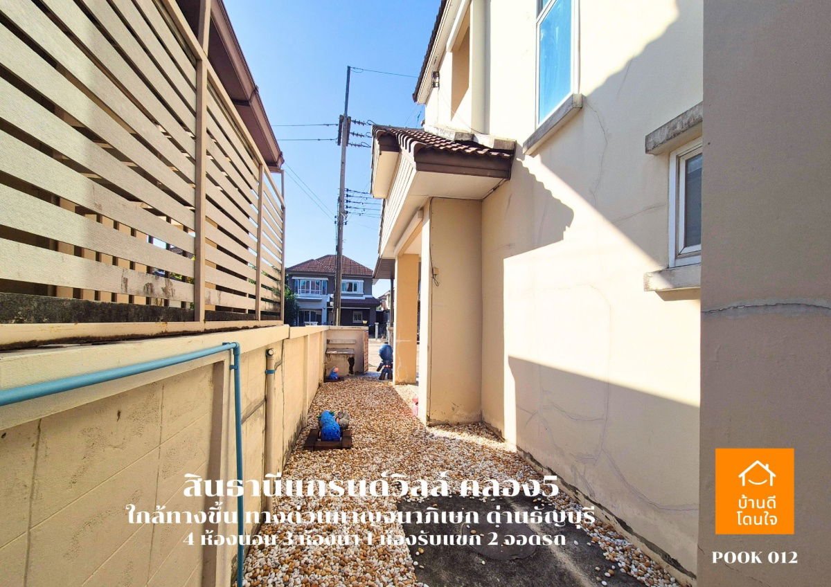 รูป ลดราคาพิเศษ!! บ้านเดี่ยว สินธานีแกรนด์วิลล์ (60 ตร.ว.) 4 นอน 3 น้ำ พร้อมอยู่  - รูปที่ 42/42