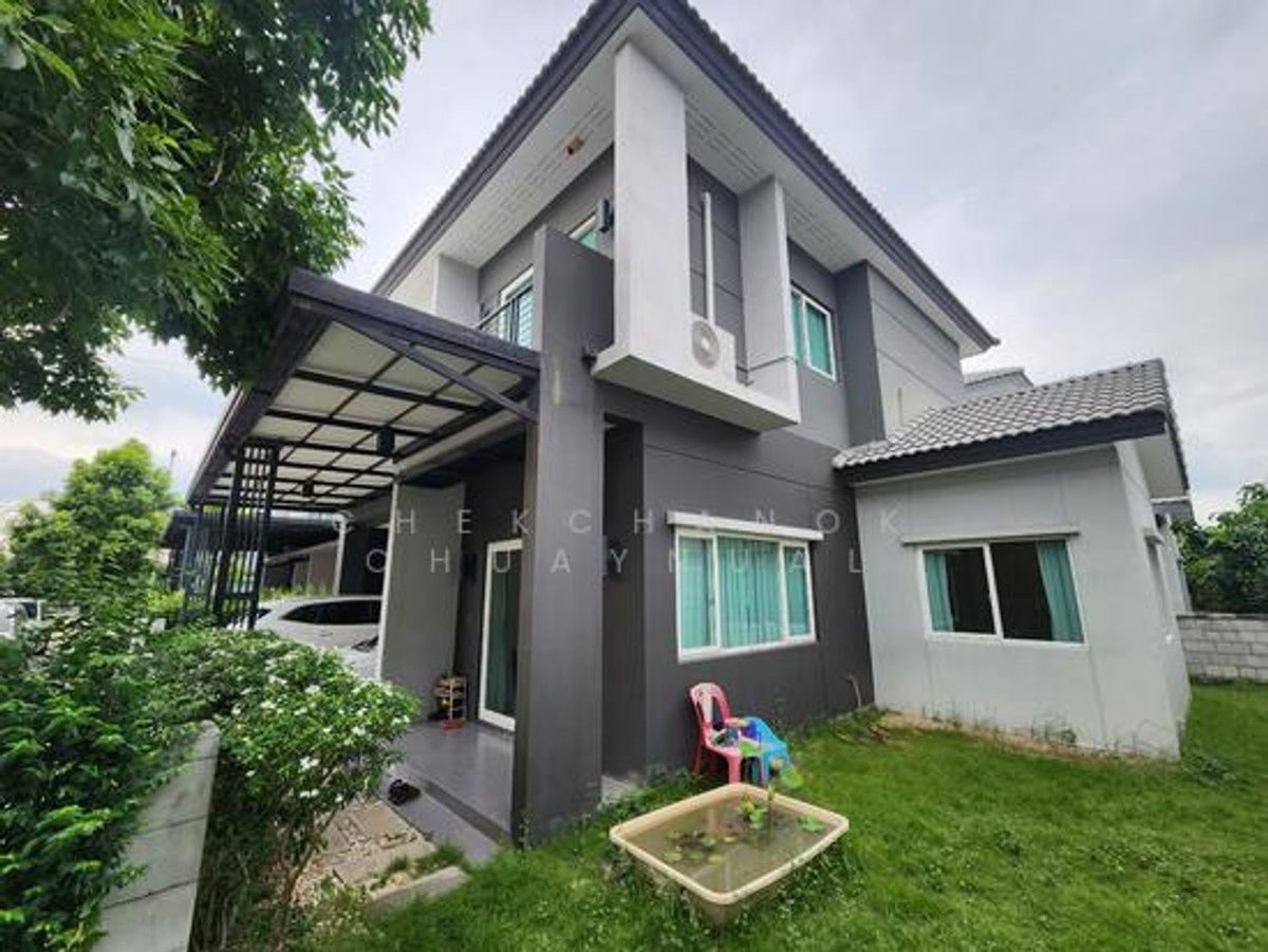 รูป บ้านเดี่ยวหลังมุม The City พหลโยธิน–สายไหม แบบบ้านใหญ่ 4 ห้องนอน 3 ห้องน้ำ แปลงริม โซนหน้าโครงการ พร้อมอยู่ - รูปที่ 4/28