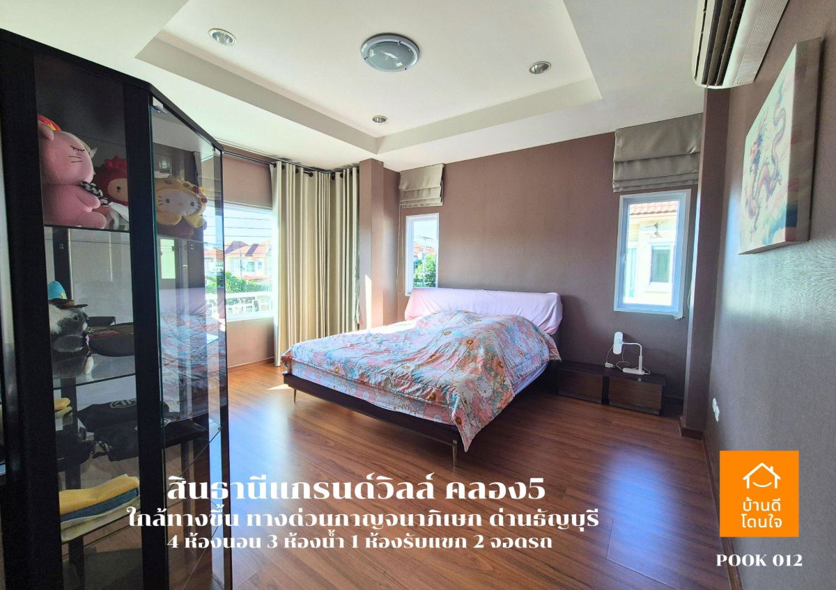 รูป ลดราคาพิเศษ!! บ้านเดี่ยว สินธานีแกรนด์วิลล์ (60 ตร.ว.) 4 นอน 3 น้ำ พร้อมอยู่  - รูปที่ 20/42