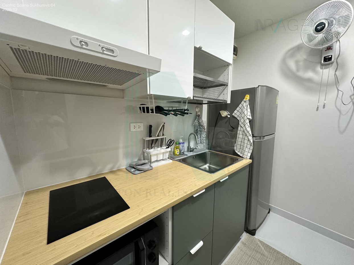 picture 🎊 For Rent Condo CENTRIC SCENE SUKHUMVIT 64 Building 1, Floor 11,1 bed room, Room size 34 sqm - 7/8