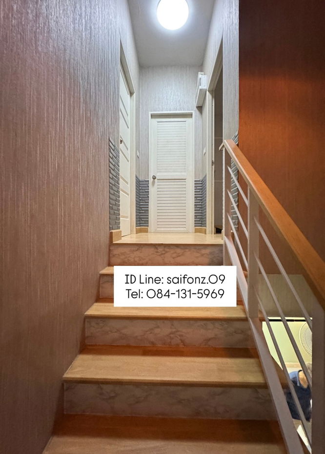 picture Townhome for rent at 12,000 THB per month. Fully furnished, fully equipped with electrical appliances, and comes with free internet. Ready to move in. - 5/10