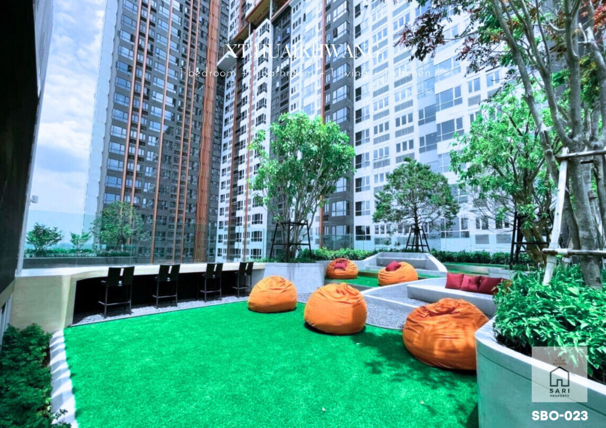 รูป ซื้ออยู่เองก็เลิศ ซื้อลงทุนก็รับเงินทันที XT ห้วยขวาง ใกล้ MRT เพียง 75 ม. - รูปที่ 12/13