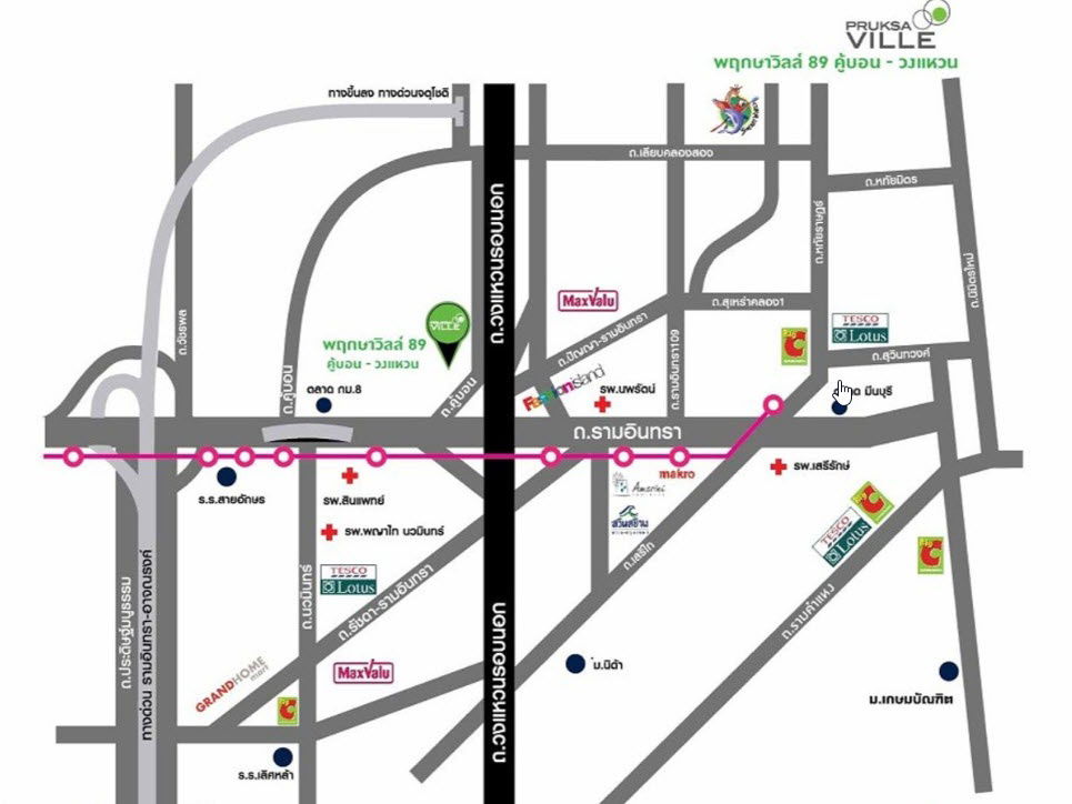 รูป ขายทาวน์เฮ้าส์ ใกล้ห้างแฟชั่นฯ  หมู่บ้านพฤกษาวิลล์ 89 รามอินทรา-วงแหวน(กาญจนาภิเษก6/1)  คู้บอน  รามอินทรา - รูปที่ 14/14