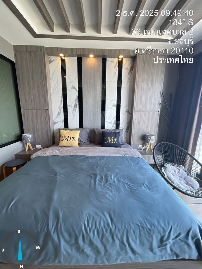 รูป ให้เช่า คอนโด ลัดดา พลัส วิวทะเล ใจกลางเมือง เดินทางสะดวก ตกแต่งพร้อมอยู่ - รูปที่ 3/16