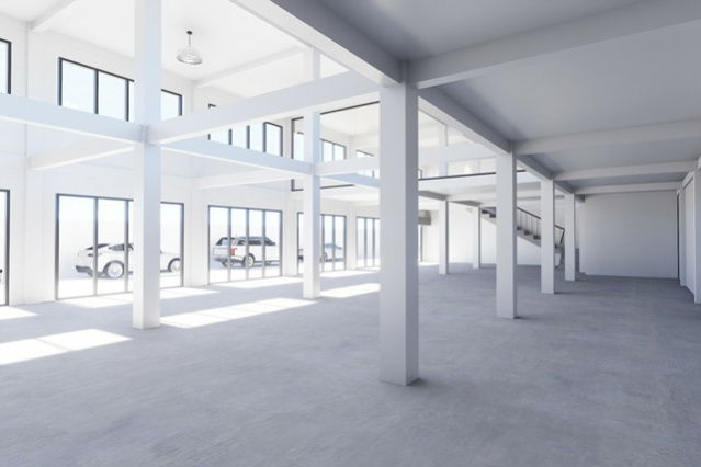 รูป BTS สุรศักดิ์200ม.ให้เช่าอาคาร โกดัง 2 ชั้น 6คูหา รีโนเวทใหม่ เจริญราษฎร์ ถ.สาทร เซ็นทรัล บางรัก 550ม. 8ที่จอดรถ - รูปที่ 4/8