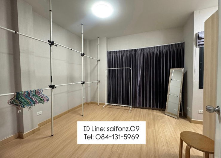 picture Townhome for rent at 12,000 THB per month. Fully furnished, fully equipped with electrical appliances, and comes with free internet. Ready to move in. - 9/10