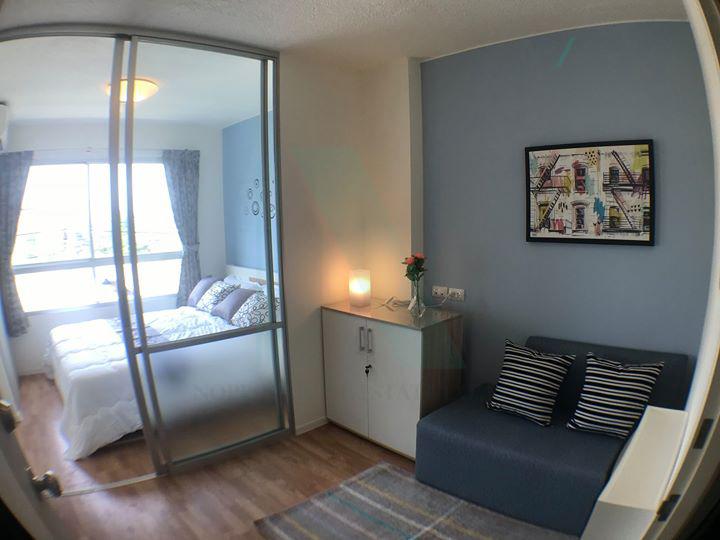 picture 📌 For Rent Condo LUMPINI VILLE ONNUT - LAT KRABANG 2 Building A, Floor 4,1 bed room, Room size 23.00 sqm - 1/8