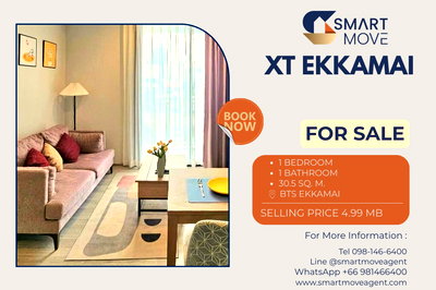 Condos for sale Thonglor 10 Station : 🔥 Sale with tenant !! high floor 31++, Good location!! 🔥 Code C20241000056..........XT Ekkamai, 1 bedroom, 1 bathroom, furnished, Special Deal!!📣📣