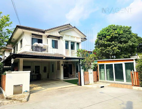 📌 ขายบ้านเดี่ยว โครงการ มัณฑนา เลค วัชรพล 2 ชั้น 4 ห้องนอน 4 ห้องน้ำ